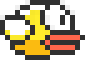 Pixel Bird Flying