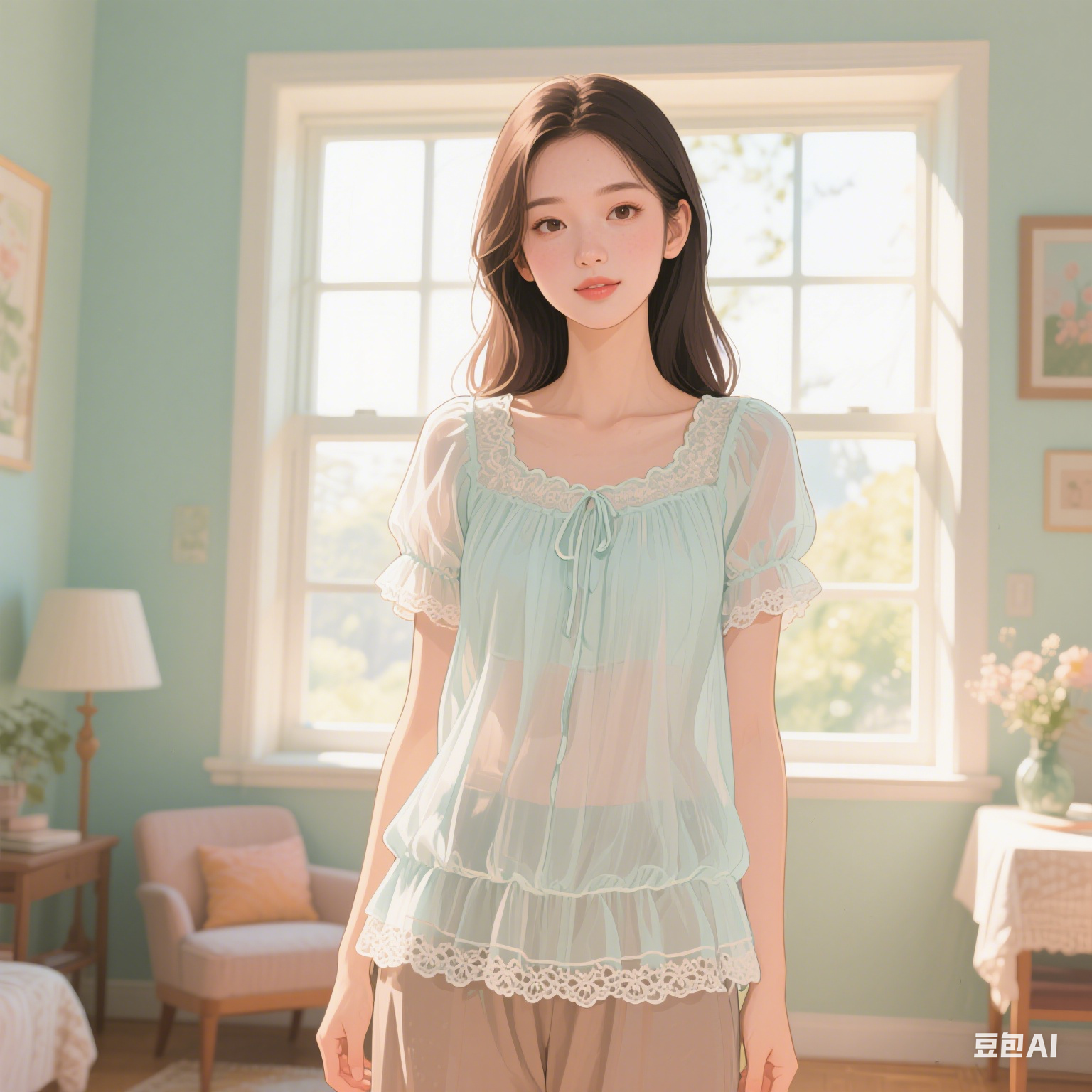 09新款雪纺小衫