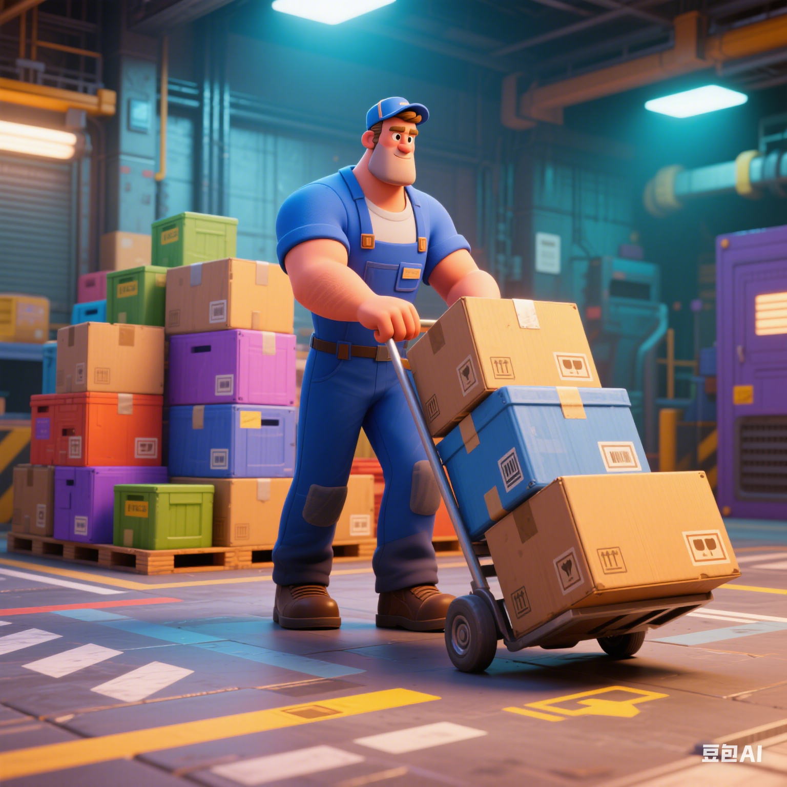 3D工人推箱子