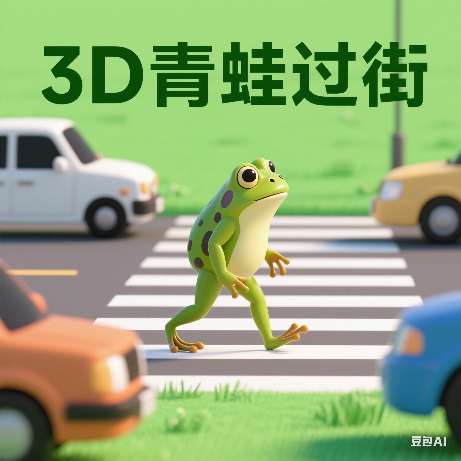 3D青蛙过街