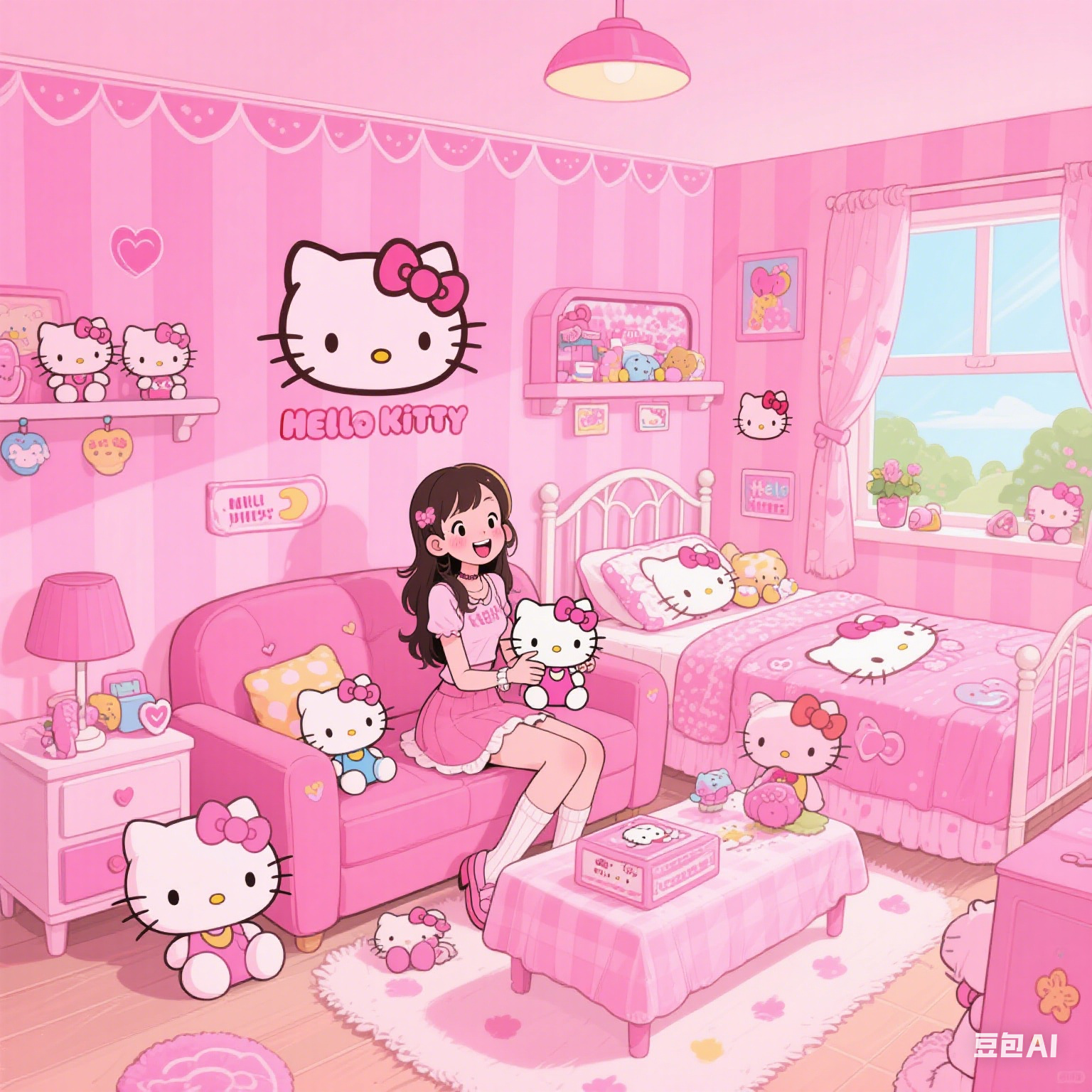 Kitty的粉红房间